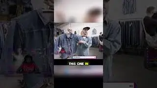 Finding 🔎 a Vintage Levi's👖 Top Fashion Jacket 🧥 HB REACTION 🦇  #feed #short #shorts  #viral