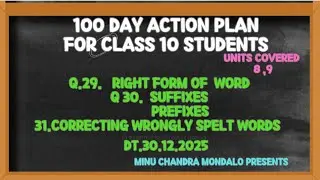 100 Day Action Plan Q.No 29,30,and 31 
