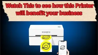 MUNBYN Bluetooth Thermal Label Printer The best to lower shipping cost and times  #amazonfinds