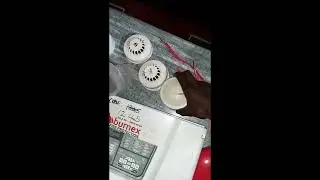FIRE TECHNICIAN fire alarm system experiment