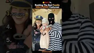 Ranking The Best FAMILY Halloween Costumes 🎃✨(Part 2) #tiktokviral #halloween2025
