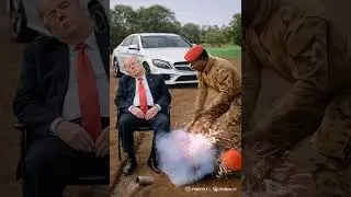 Ibrahim Traore Hits Gas Cylinder With Hammer 😱 Donald Trump Shocked