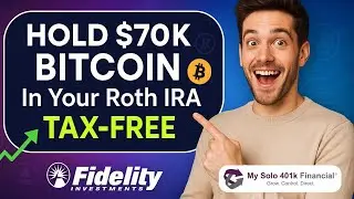 Hold $70k Bitcoin Per Year in Your Fidelity Roth IRA, TAX-FREE