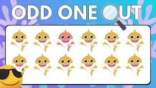 BABY SHARK Kids Odd One Out QUIZ - Kids Quiz Time