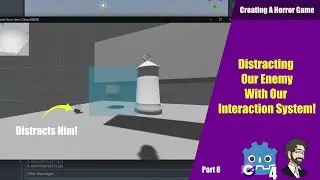 Distracting Our Enemy With Our NEW Dynamic Interaction System -  Godot 4 Horror Game C#