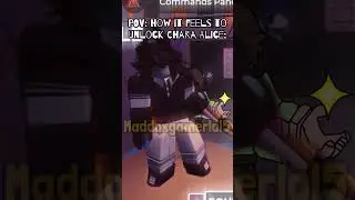 How it feels to unlock Chara Alice: #fpe #fpes #roblox #undertale #chara #undertail. #undertalechara