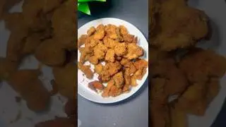 Homemade KFC Style Chicken Popcorn | Crispy Bite-Sized Heaven 🍗🔥#shorts #shortvideo #ytshorts #yt
