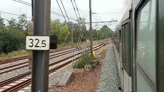 Stoomstichting @, rijdende stoomtreinen uit Gouda naar het depot rotterdam.