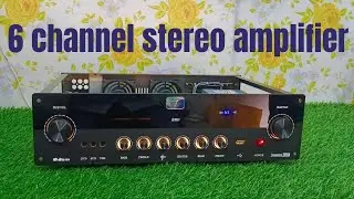 6 channel amplifier best quality low price  (showroom fitting video)
