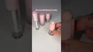 Pink gloss tubes were so popular in 2020! #lipgloss #shorts
