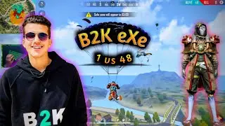 B2K 1 vs 48 Exe Gameplay By Vinzo Exe 🫠 #8 #b2k #ff  #freefire #freefire 