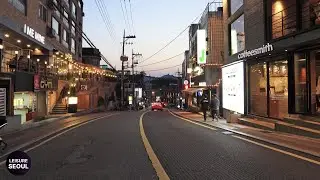 [4K] Seoul sunset walk along the silent alley of a crowded market | Dongdaemun Market in the evening