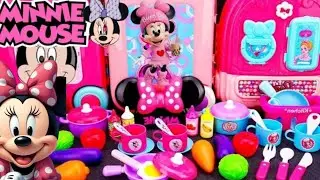 Minutes Satisfying with Unboxing Cute Minnie Mouse Kitchen toys ASMR | Review Toys