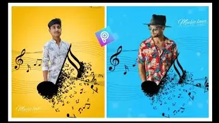 PicsArt Music Love Concept 🔥/ Picsart photo Editing | PicsArt editing New style