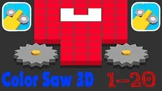 Color Saw 3D Gameplay Levels 1-20 by Good Job Games