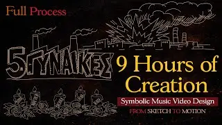 9 Hours of Creation: Symbolic Music Video Design | Adobe Illustrator & After Effects