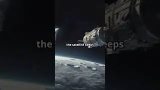 How Satellites Stay in Orbit? #satellite #OrbitalPhysics #scienceexplained #gravity