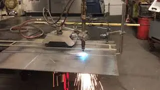 Track torch cutting