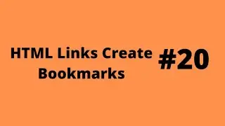 HTML Links Create Bookmarks for beginner level (in 2021)|| CodeWithDipak