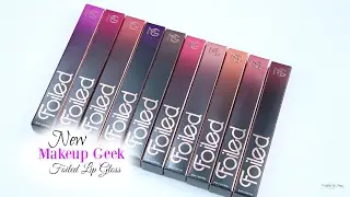 New Makeup Geek Foiled Lip Gloss | SWATCHES