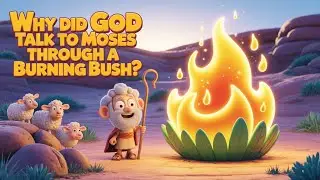 Why did God talk to Moses through a burning bush?