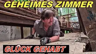 Geheimes Zimmer da wohnt jemand😨Richtig GLÜCK gehabt 😠😠😠Action Cam fliegt.. Keller voller Urkunden