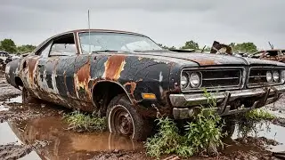 A Widow Sold Me Sold Me Bobby Unser’s Abandoned Dodge Charger Daytona 69 for $800 | ASMR Restoration
