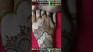 back hand flower pattern mehndi design 2026 // full hand simple mehndi design #mehndi, #shorts