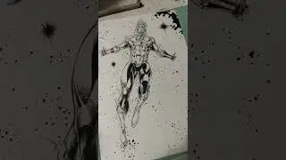Drawing Wally West flash #drawing #art #sketch #wallywest #comics
