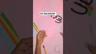DIY/BACKDROP NAME/BACKDROP FOR BIRTHDAY #diy #backdrop #birthday #diycrafts #craft #nice