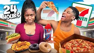 Eating ONLY 7-Eleven Food for 24 HOURS