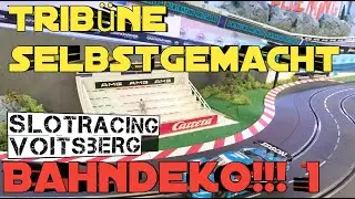 Bahnbau Tribüne selbstgemacht 1! neuvertont!