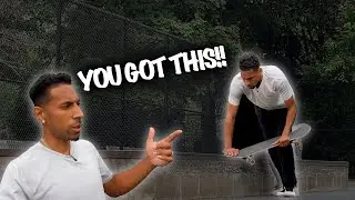 MY Process On RELEARNING Nollie Backside CROOKED GRINDS!!