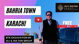 Ali & Sultan Group | Bahria town Karachi | Construction update | Pricent 4 | BTK Property | 4K Ultra