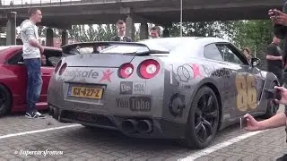 Onboard Drive In a 600 HP Nissan GT R R35   EPIC CRACKLES!!!