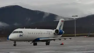 SkyWest Charter Bombardier CRJ-200LR (N441SW) | Takeoff | Roanoke Regional Airport (1-10-26)