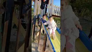 #Sisterlove #loveforever #behna #playwithsister #partytime #slide