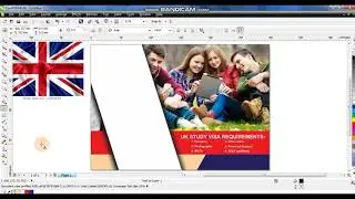 HOW TO CREATE UK STUDY VISA - FLYER DESIGN - VISA CONSULATE BROCHURE DESIGN USING CORELDRAW