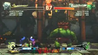 Super Streetfighter 4: Arcade Edition - SAINTs SaNCTUM (Oni) vs Mister B1onde (Blanka)
