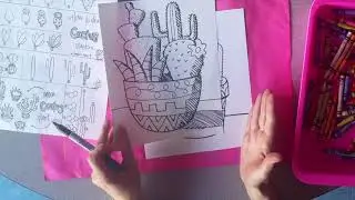 Still Life Cactus Elementary Art Lesson
