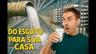 COMO SE FAZ A ÁGUA DO ESGOTO parar no seu copo cristalina? VEJA O QUE NINGUÉM TE CONTA.