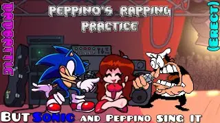 (Especial 50 subs) Peppino's Rapping Practice (DadBattle Erect pero Sonic y Peppino lo cantan)
