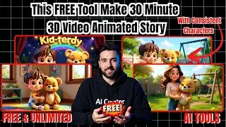 This Free AI Video Generator Creates 30 Minute Videos with Consistent Character from ONE Prompt!