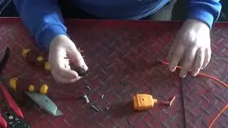 Cut electrical cable connector fitting