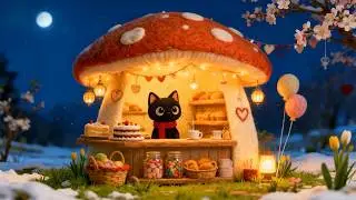 Lofi Cat's Magical Night Bakery 🌟 Relaxing Lofi Beats for Deep Focus 🐈 Chill Lofi Beats
