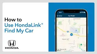Как использовать HondaLink Find My Car