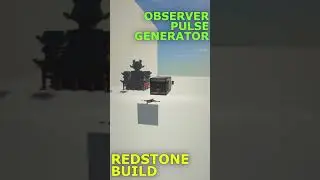 Observer Pulse Generator | Minecraft Redstone Build