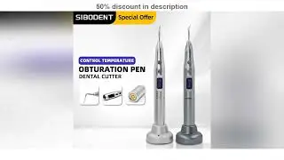 #New Dental Gutta - Percha Cutter & Obturation Pen: Fast - Heating, Wireless, with Tips for Root Ca