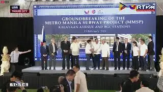 PBBM leads the groundbreaking of the Metro Manila Subway Project - Kalayaan Ave & BGC Stations