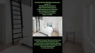Luxurious Modern 2025 New Construction Class A 15 unit Multi-Family Townhome style Condos!